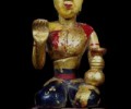 龙婆yoi  瓦麦苏空塔蓝，佛历2510-2520年木雕招财女神